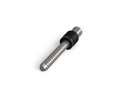 An SK Series Koenig Expander sealing plug in pull-style for reliably sealing drilled holes in fluid systems.