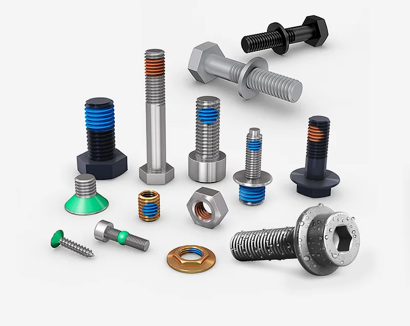 Přehled spojovacích prvků s různými povrchovými úpravami, jako jsou povlaky pro ochranu proti korozi, funkční povlaky, těsnící povlaky a další.