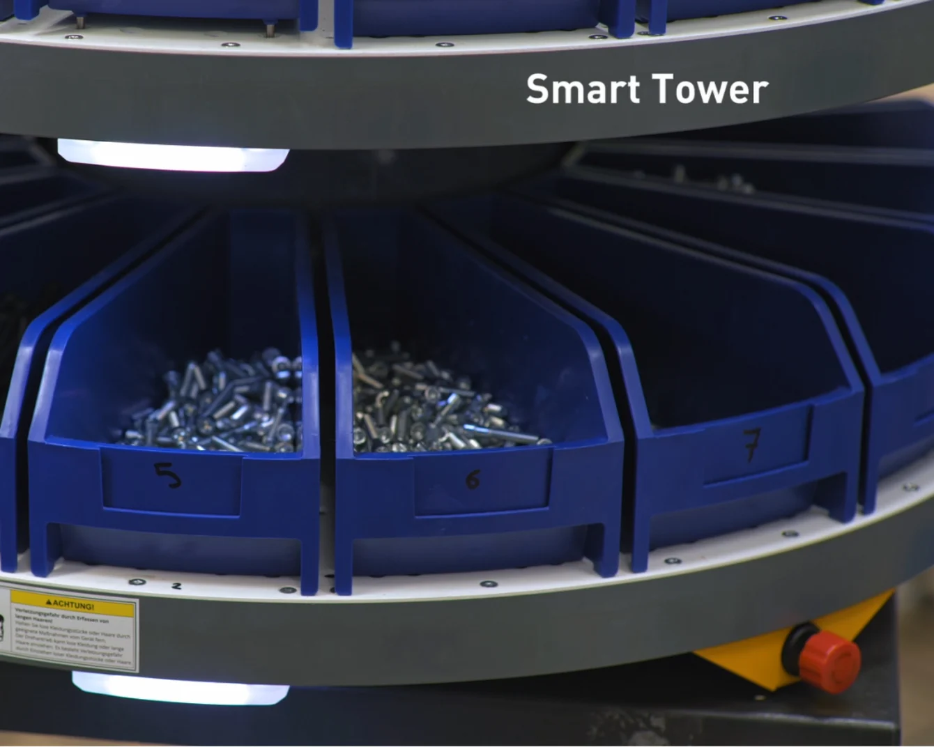 Torre de Smart Factory Assembly en la línea de producción de Mecal