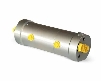 A miniBOOSTER HC2D2 self-priming two-media pressure booster on white background