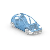 Electric Vehicles Body in White Visual