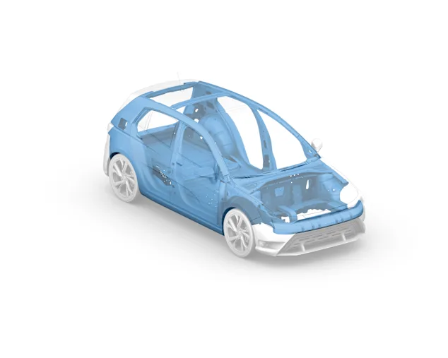 Electric Vehicles Body in White Visual