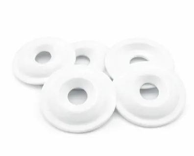 White parts with organic coating