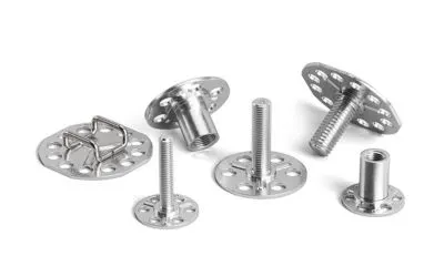 Six different types of bighead fasteners for embedding and surface bonding of composite and lightweight materials