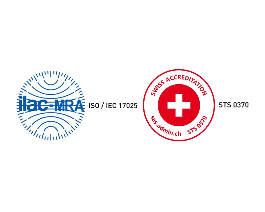 Logo ISO / IEC 17025 and Logo STS 0370
