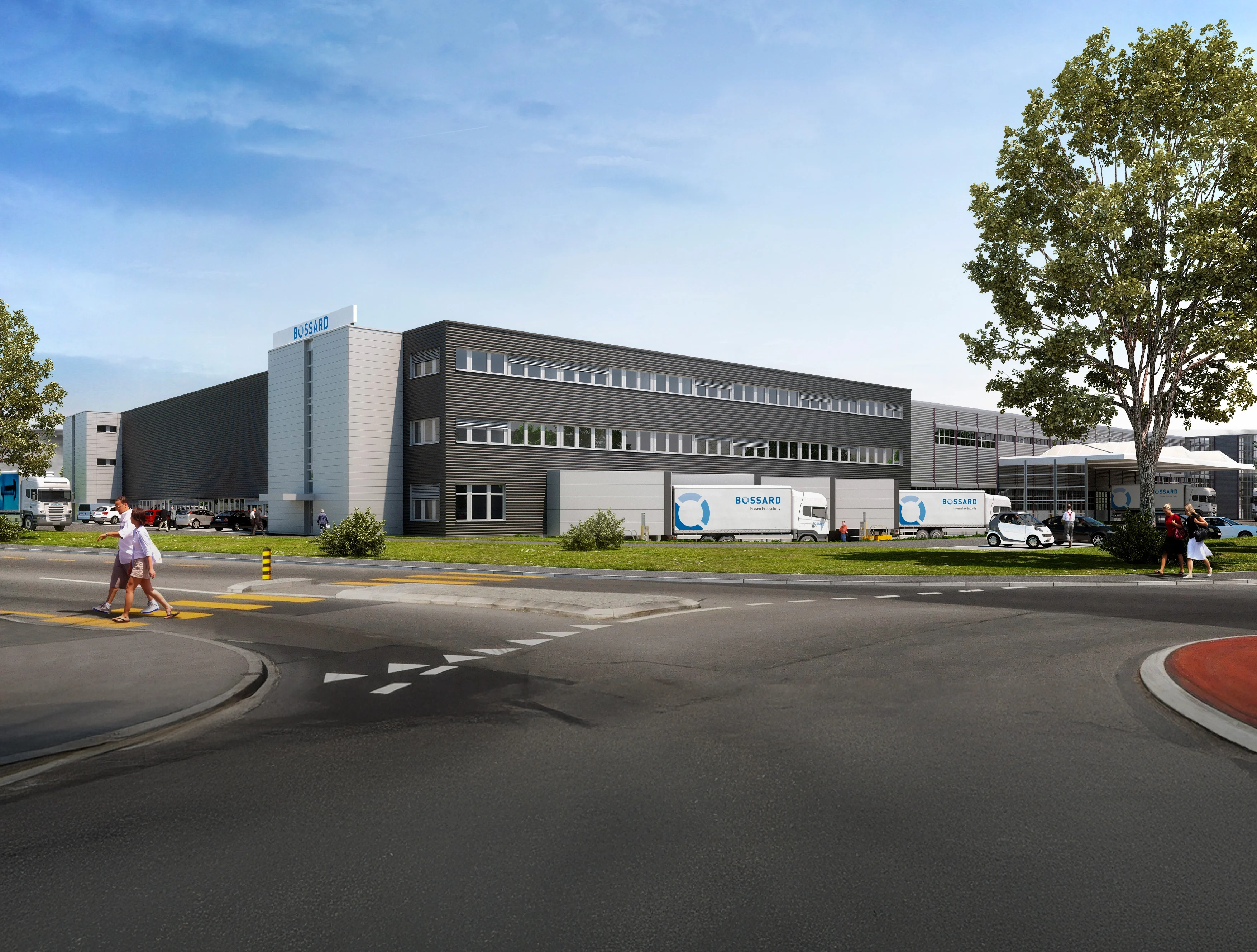 Bossard Company building in Zug, Switzerland