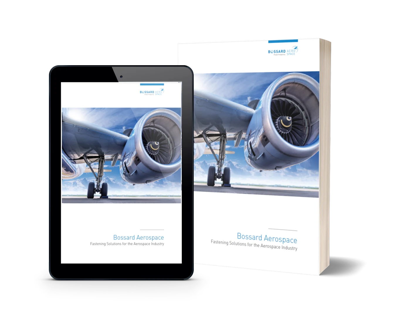 Bossard Aerospace vállalati brosúra makett
