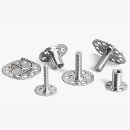 Eine Auswahl verschiedener bigHead Befestiger zum Einbetten und Aufkleben