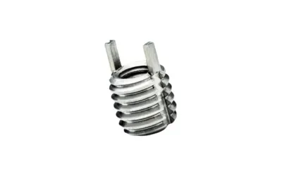 Threaded Inserts with 2 Key Locks with white background.