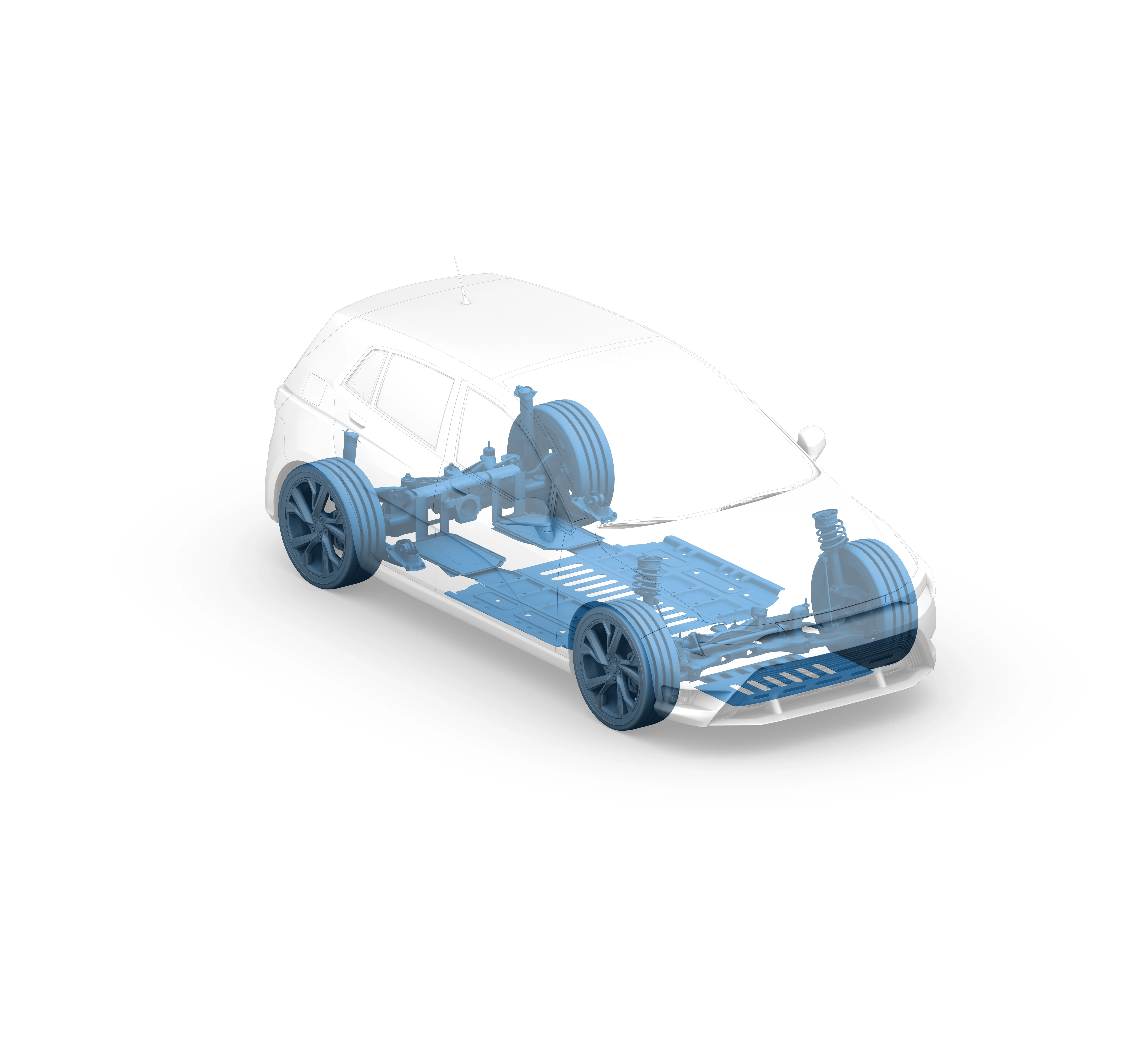 Electric Vehicles Chassis Visual