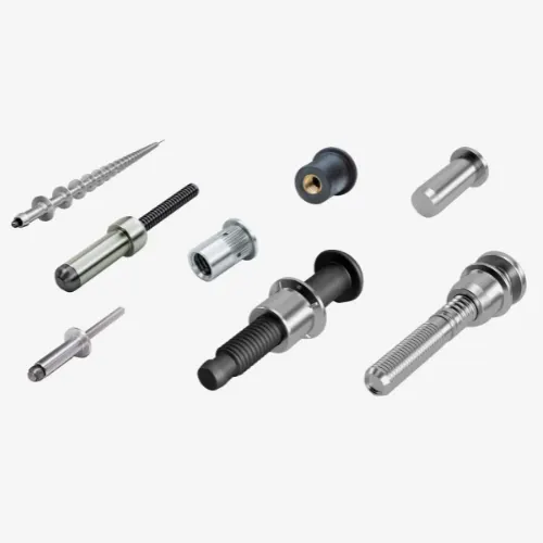 Übersicht verschiedener Produkte für Nietlösungen für mechanische Verbindungen