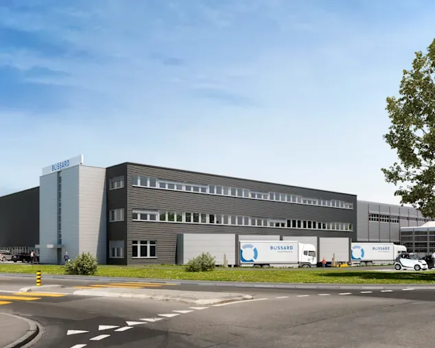 Lokales Bossard-Bürogebäude