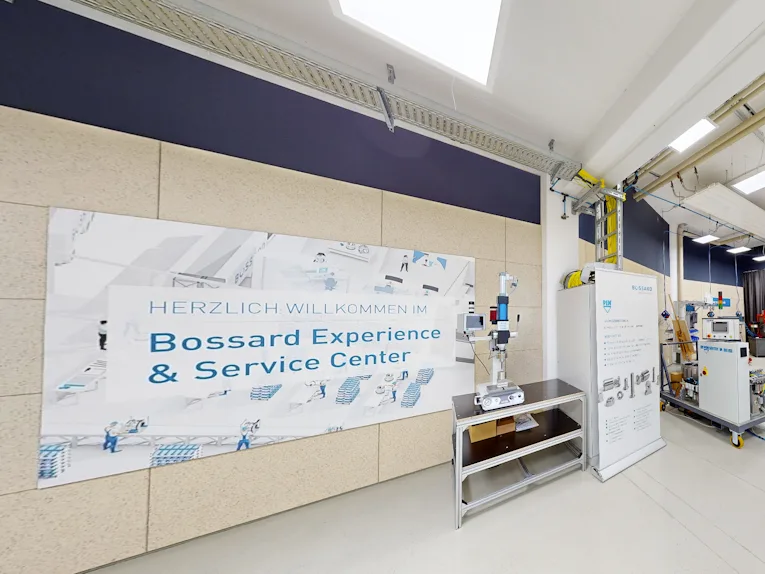 Bossard Deutschland Virtuelle Tour Experience and Service Center Einpressmaschinen und Handsetzgeräte