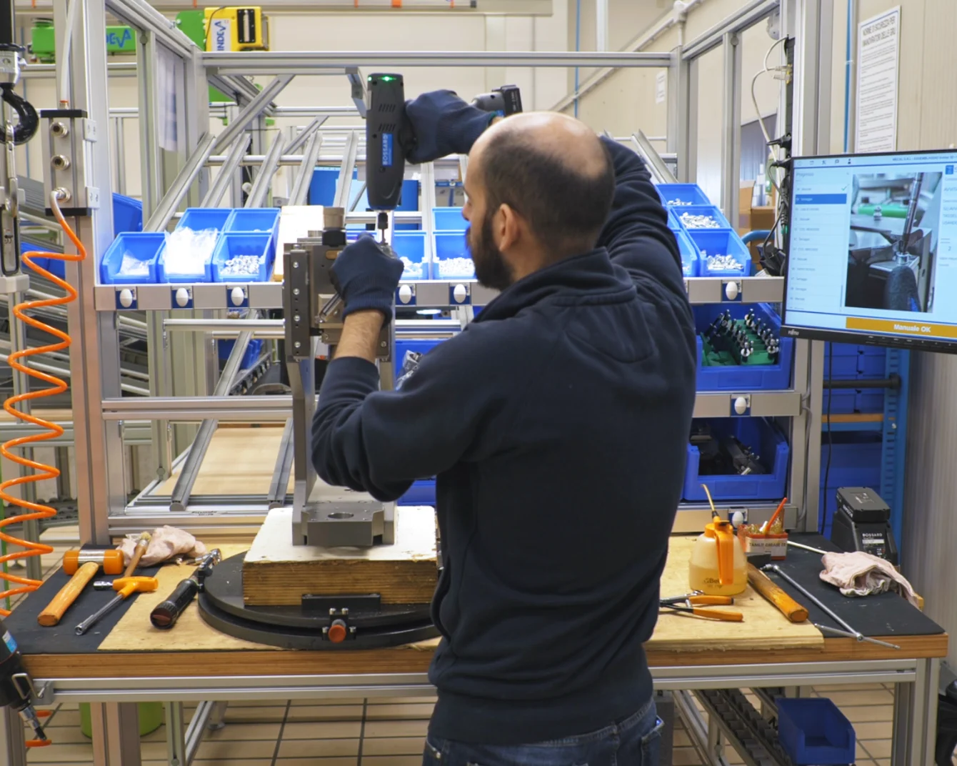 Estación de montaje Mecal con Smart Factory Assembly