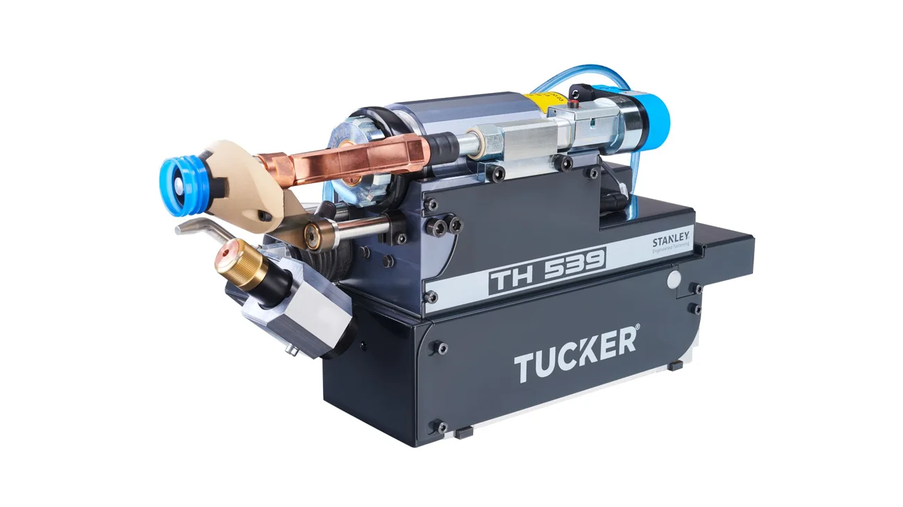 The Tucker stud welding surface cleaning system CleanJet