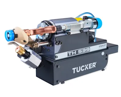 Das Tucker Bolzenschweiß-Oberflächenreinigungssystem CleanJet