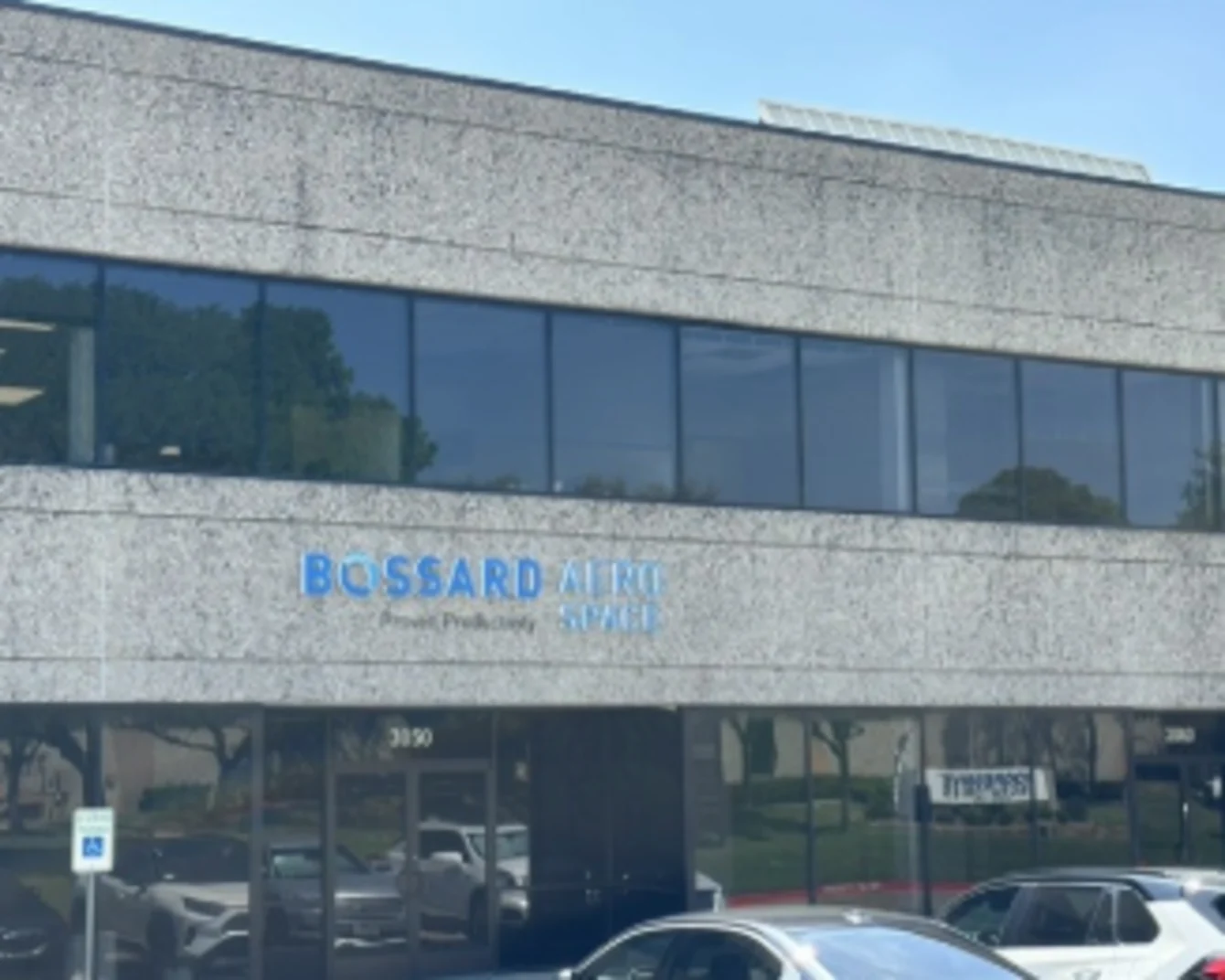 Bossard Aerospace office building in Texas, US