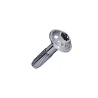 Eine EJOT® Altracs Plus Schraube zur Direktbefestigung in Metallen auf weißem Hintergrund.