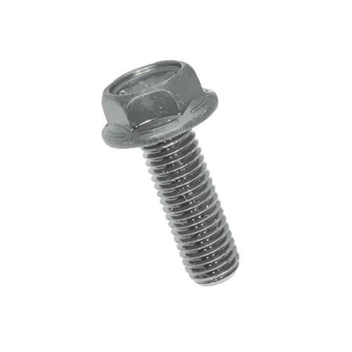 Vis Verbus Ripp à tête hexagonale avec nervures de verrouillage spéciales pour garantir un verrouillage correct même sur des surfaces sensibles.