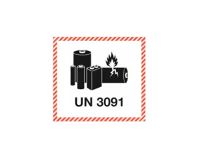 Logo pin Lithium UN 3091