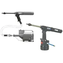 Vari strumenti di impostazione idropneumatici per rivetti a strappo a caricatore