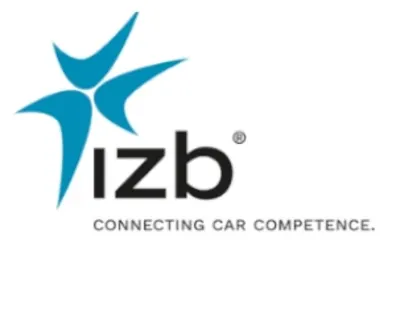 IZB-Logo mit dem Slogan Connecting Car Competence