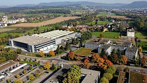 Bossard Company building in Zug, Switzerland in Autumn