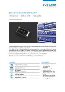 Factsheet Pick-by-Light and Put-to-Light