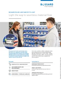 Factsheet Pick-by-Light and Put-to-Light