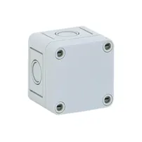 A white Spelsberg TK series electrical junction box on white background.