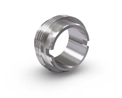 Cnc drejet emne i aluminium