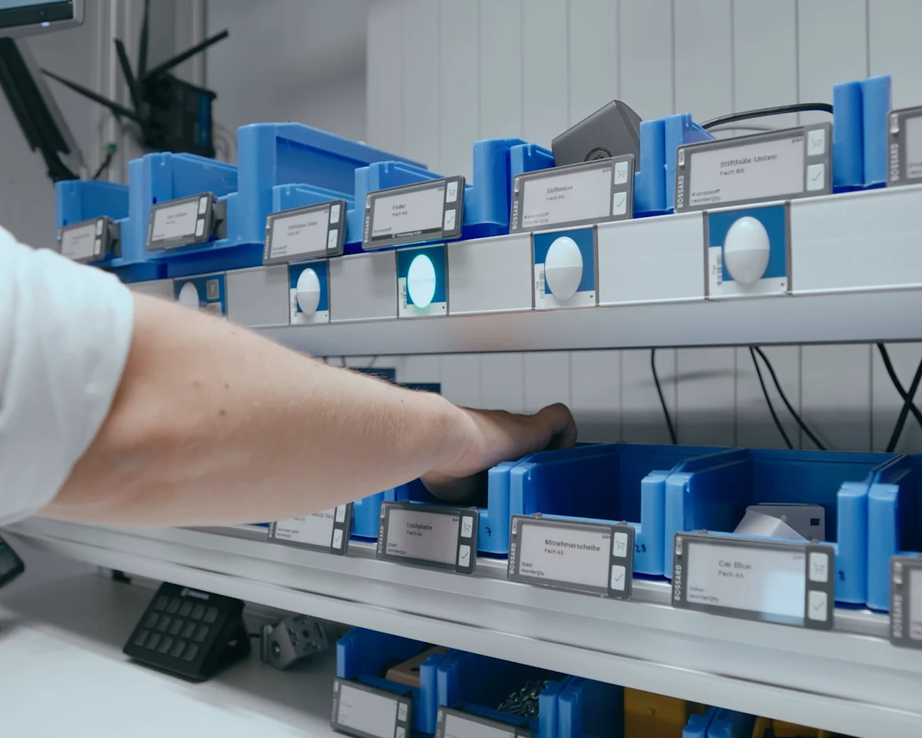 Veiledning for arbeidere med Pick-to-Light