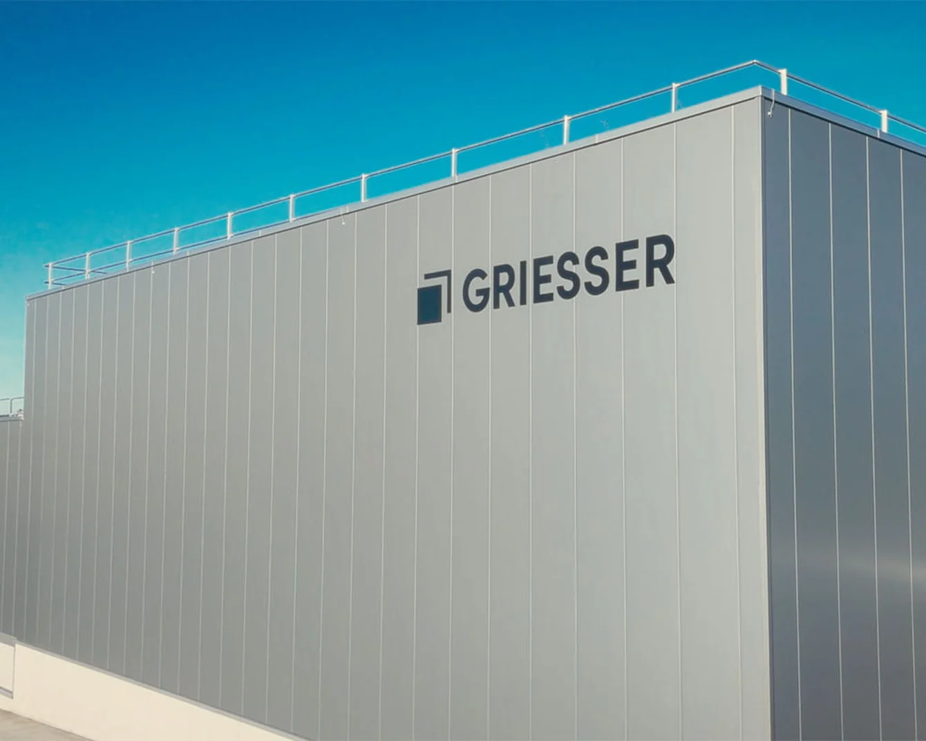 The building of the Griesser AG in Aadorf Switzerland