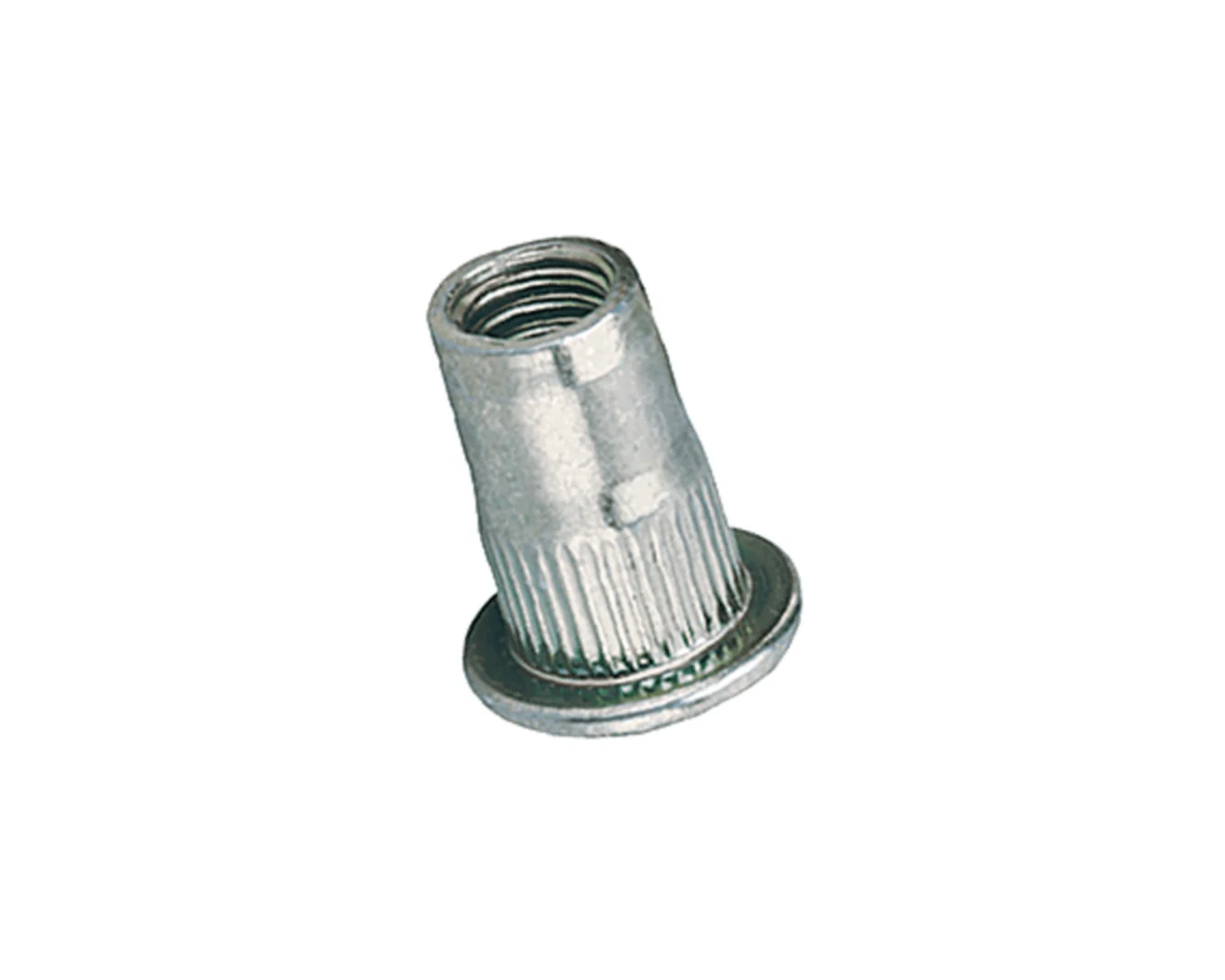 An AVDEL Eurosert® 9408 BN 25048 blind rivet nut on a white background.