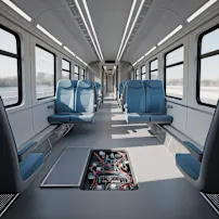 Railway grounding challenge, AI-generated visual for anonymity. Not the actual installation