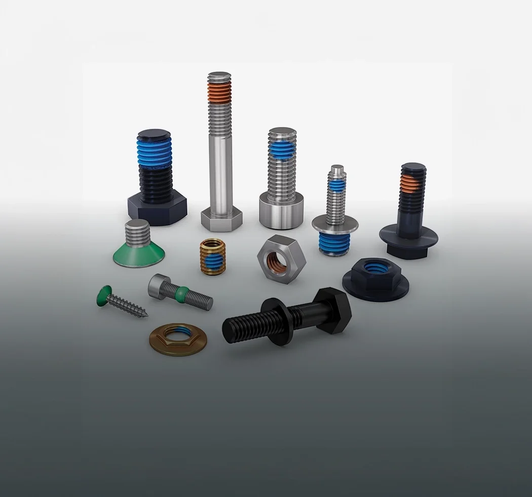 Các loại ốc vít, đai ốc và bu lông khác nhau với các loại lớp phủ khác nhau, lớp phủ kín và hơn thế nữa.