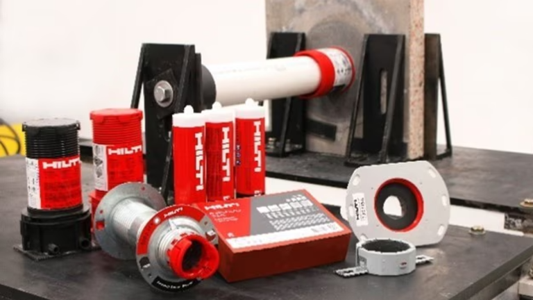 A range of firestop solutions tested for Movement