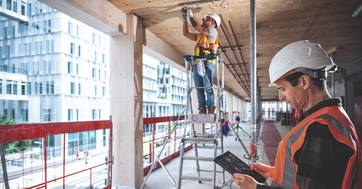 inspection mechanical tablet ipad jobsite installation MEP