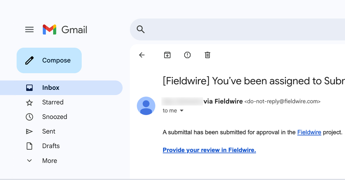 Submittals reply via email
