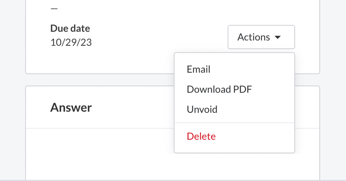 Delete RFIs