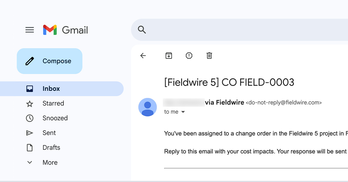 Product Update-COs reply via email