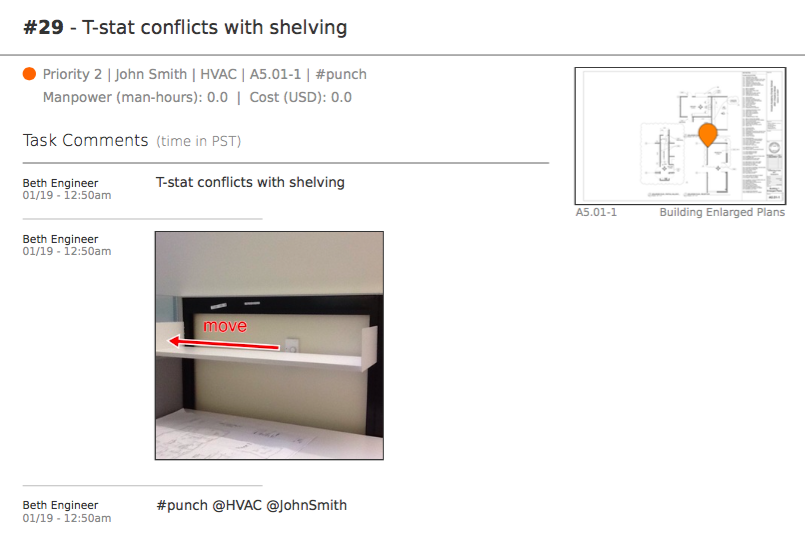punchlist report sample