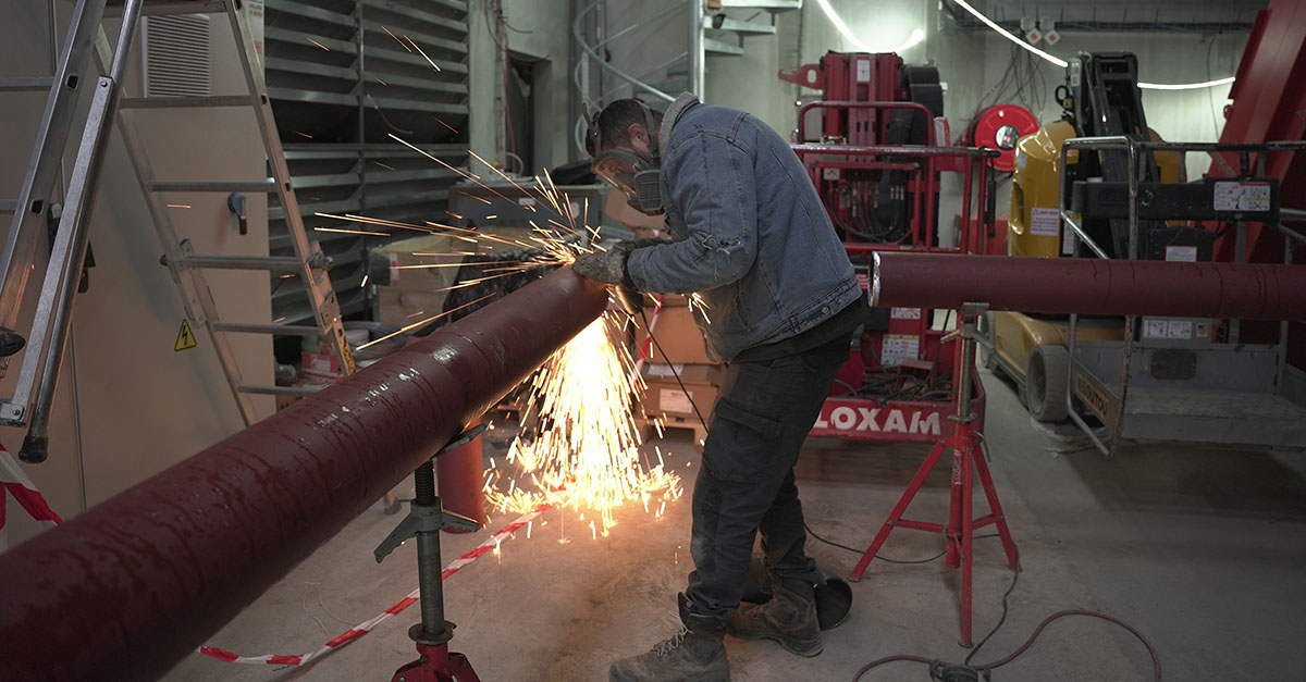 equans 1 - industrial pipework mechanical installation technical construction site