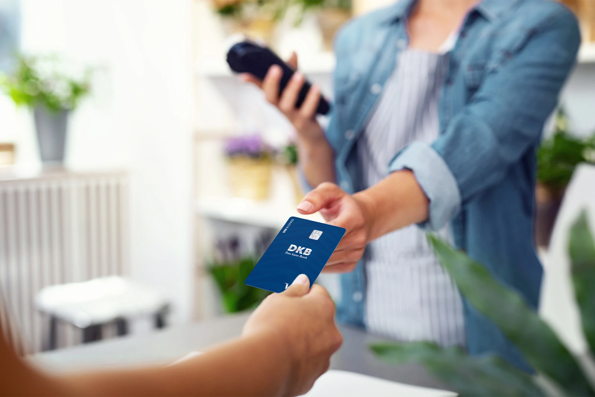 Bezahlvorgang mit der DKB-VISA-Business-Card