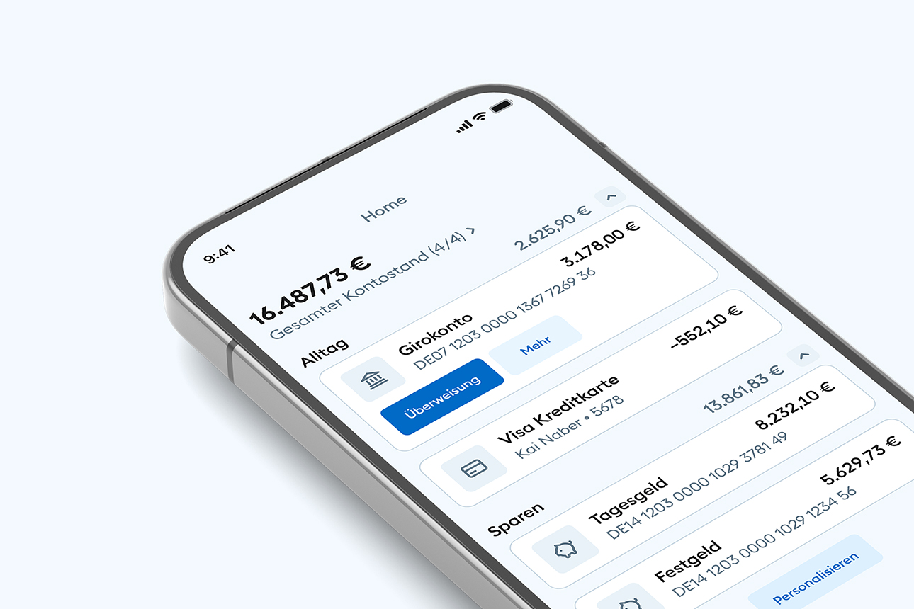 DKB Banking-App mit Girokonto, Kreditkarte und Tagesgeld