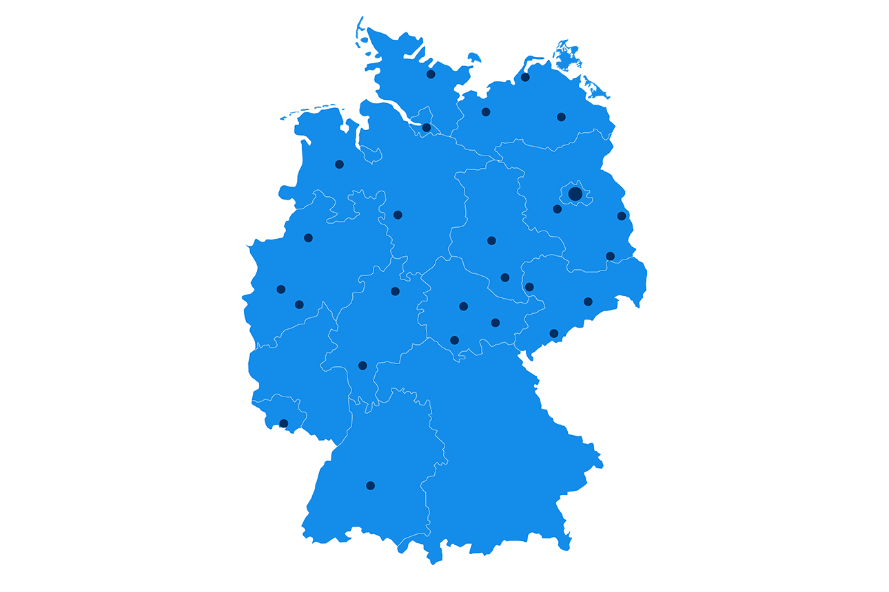 DKB-Standorte in Deutschland