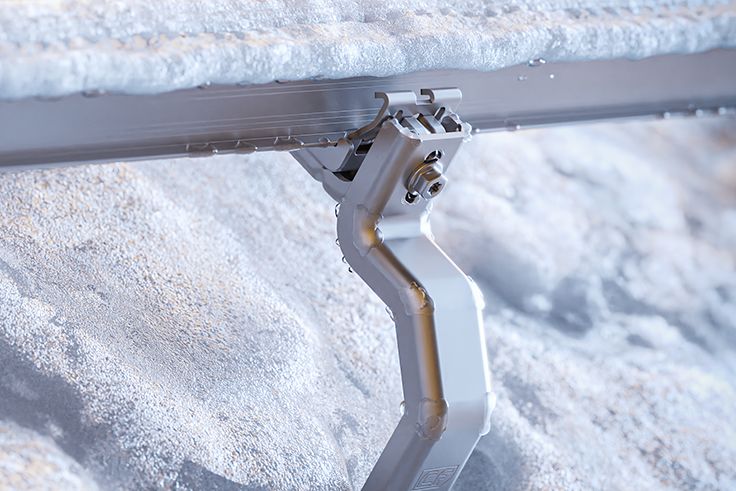 How does the service process work for mounting material?