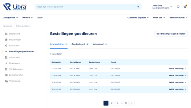 Afbeelding 7 Overzicht bestellingen goedkeuren