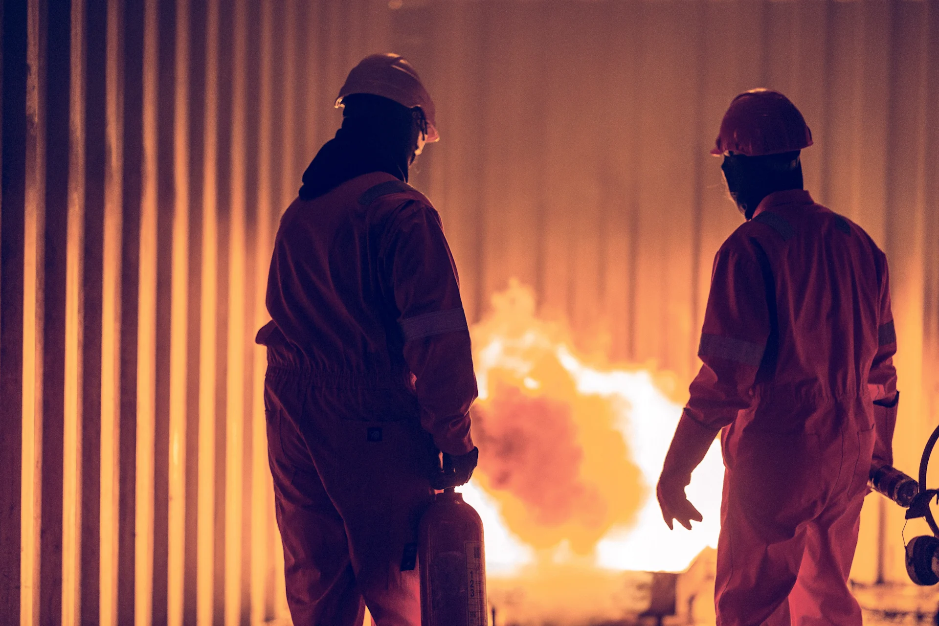 Fire Awareness with learners in PPE