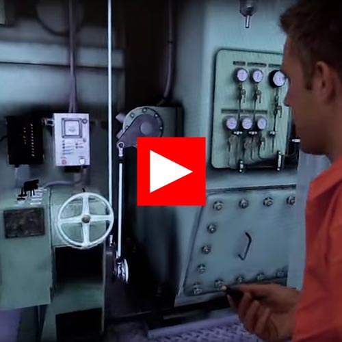 Simulator based engine room training at Maersk Training in Svendborg